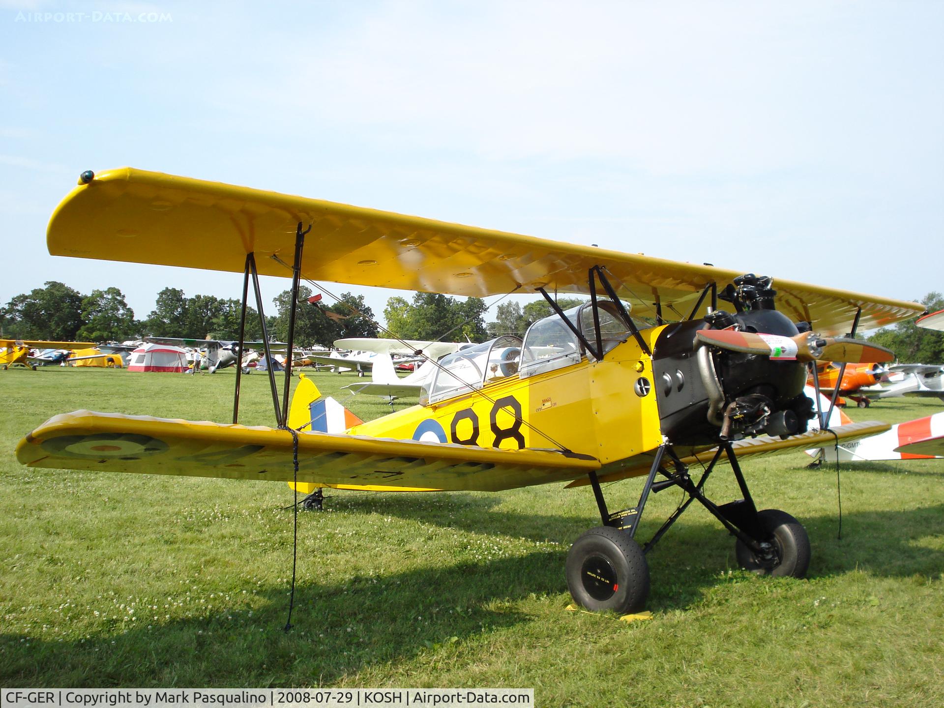 CF-GER, 1940 Fleet 16B Finch II C/N 399, Fleet 16B
