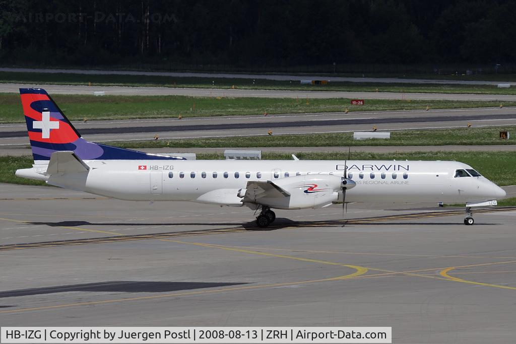 HB-IZG, 1995 Saab 2000 C/N 2000-010, Saab 2000