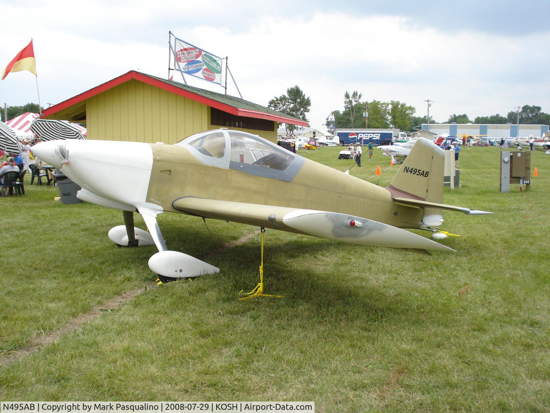N495AB, 2008 Vans RV-6 C/N 22638, RV-6