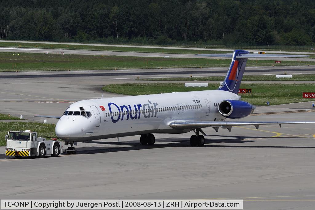 TC-ONP, 1997 McDonnell Douglas MD-88 C/N 53549, Onur Air McDonnell Douglas MD-88