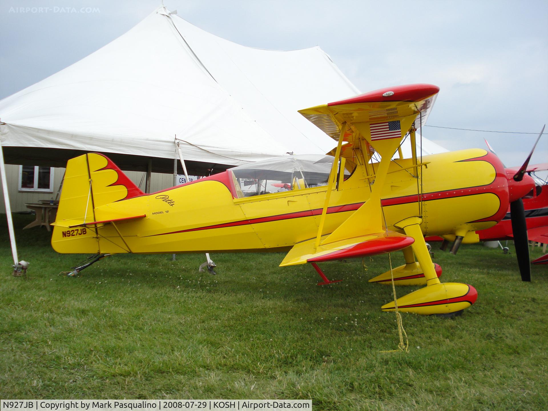 N927JB, 2006 Pitts Model 12 C/N 87, Pitts Model 12