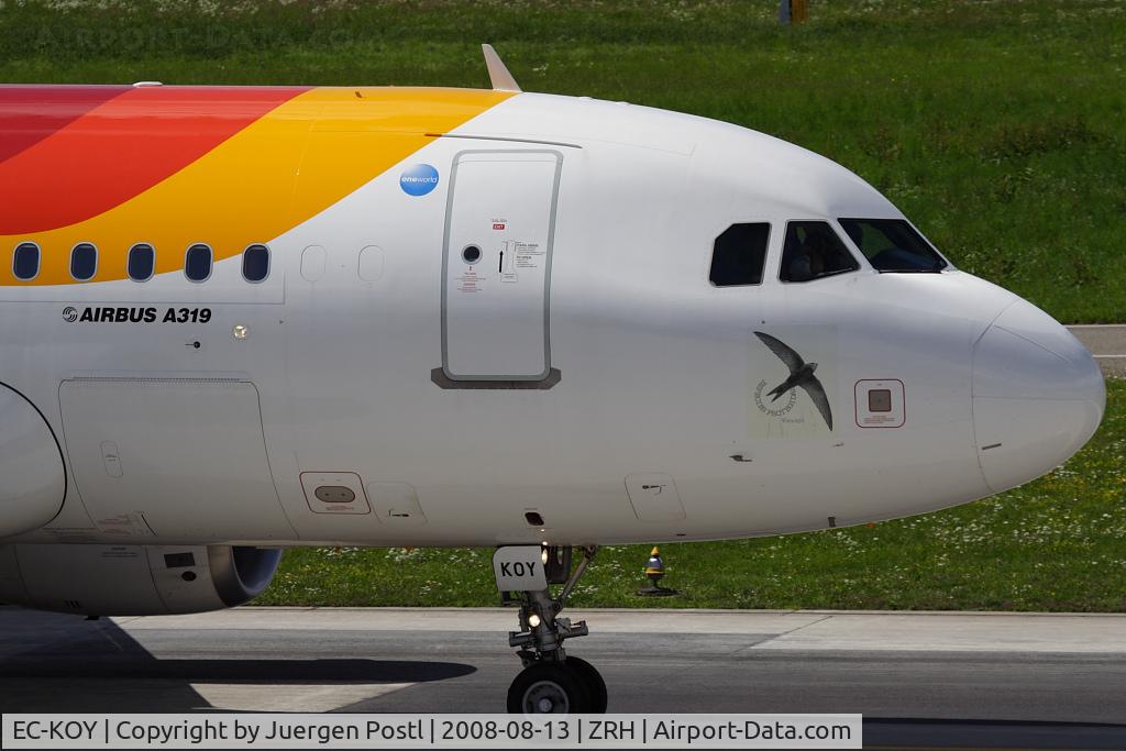 EC-KOY, 2008 Airbus A319-111 C/N 3443, Airbus A319-111