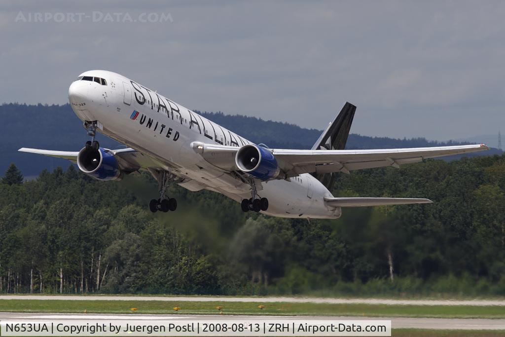 N653UA, 1992 Boeing 767-322 C/N 25391, Boeing 767-322
