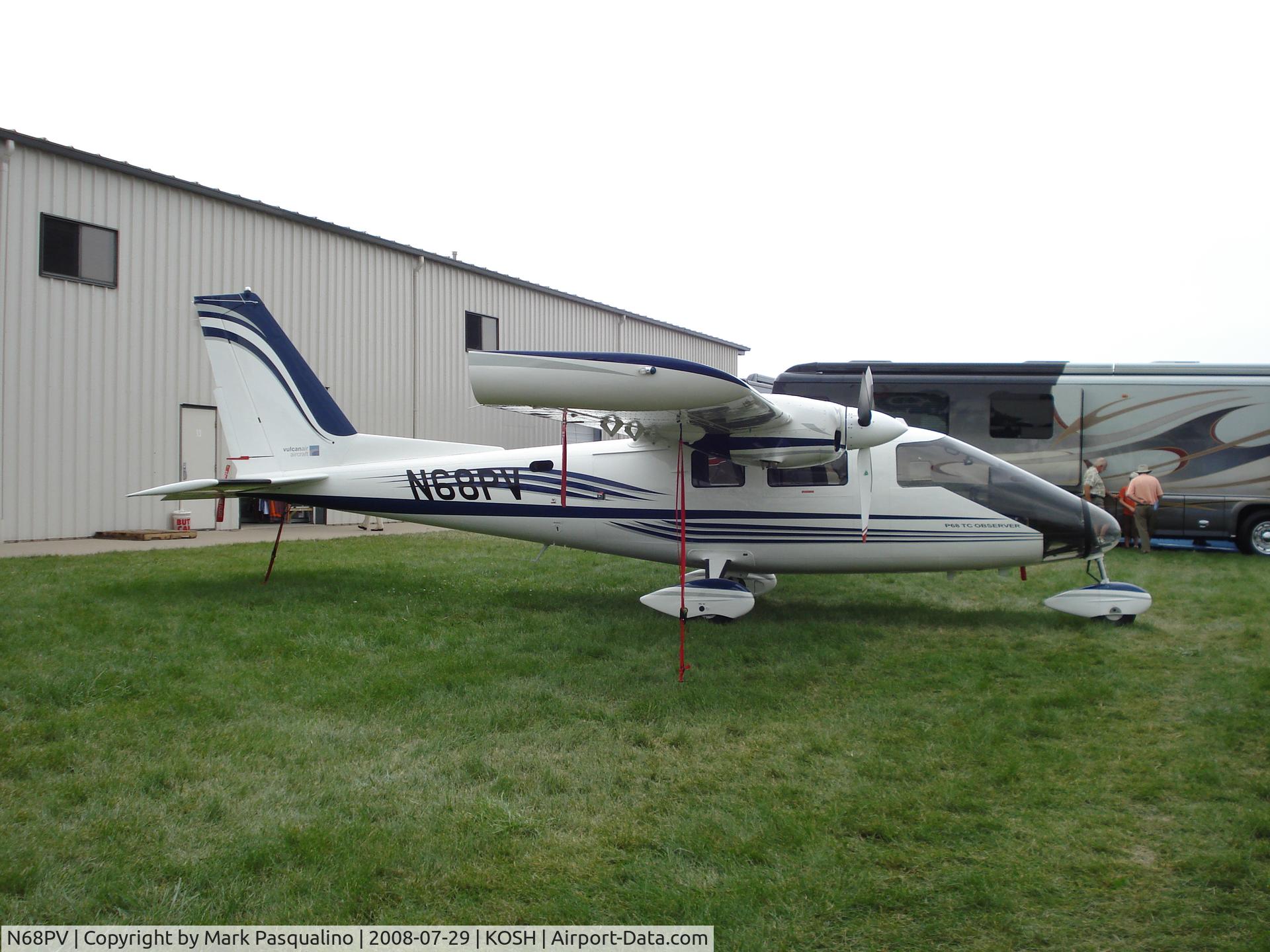 N68PV, 2007 Vulcanair P-68TC Observer C/N 442-07/OTC, Vulcanair SPA P68TC