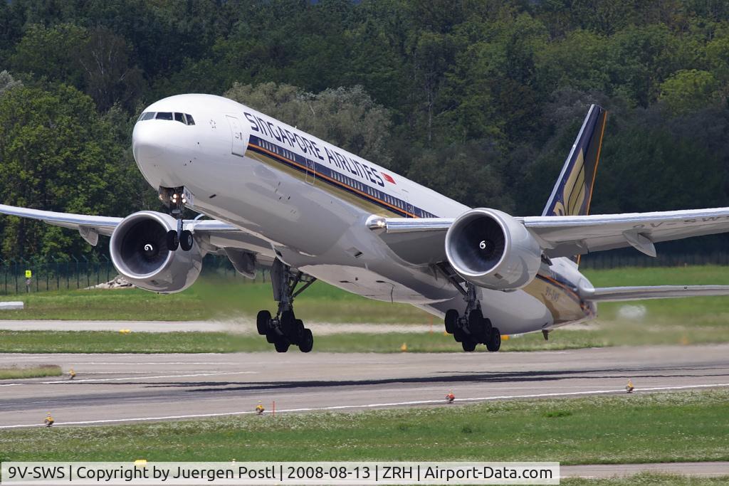 9V-SWS, 2008 Boeing 777-312/ER C/N 34584, Singapore Airlines Boeing 777-312(ER)