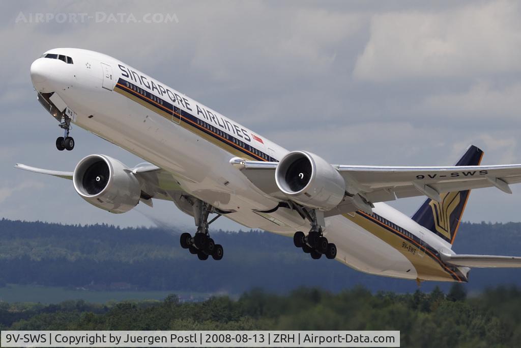 9V-SWS, 2008 Boeing 777-312/ER C/N 34584, Singapore Airlines Boeing 777-312(ER)