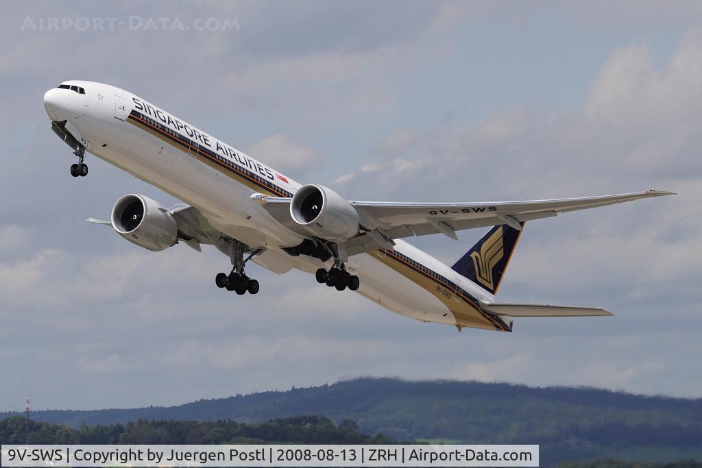 9V-SWS, 2008 Boeing 777-312/ER C/N 34584, Singapore Airlines Boeing 777-312(ER)