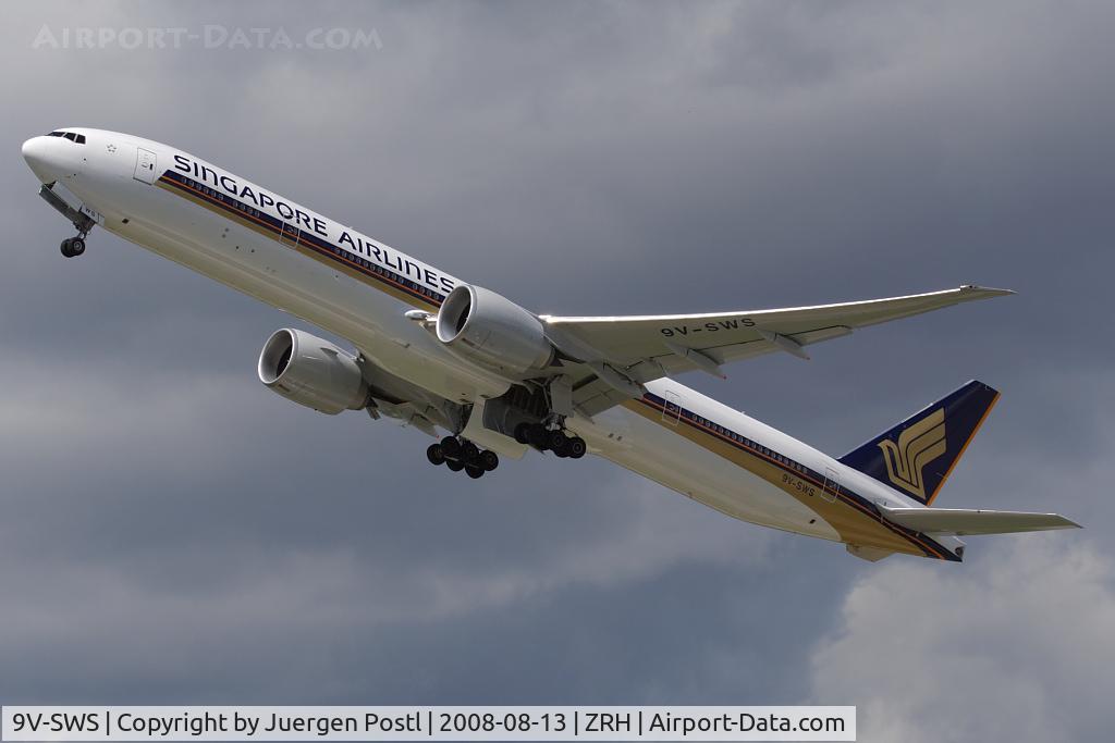 9V-SWS, 2008 Boeing 777-312/ER C/N 34584, Singapore Airlines Boeing 777-312(ER)