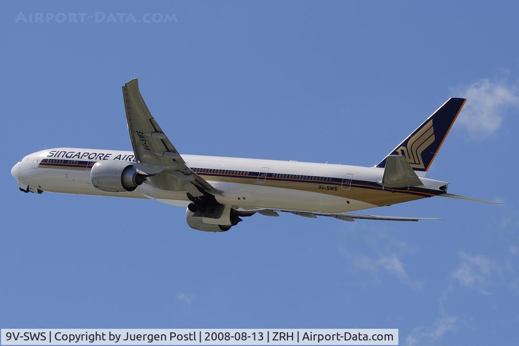 9V-SWS, 2008 Boeing 777-312/ER C/N 34584, Singapore Airlines Boeing 777-312(ER)