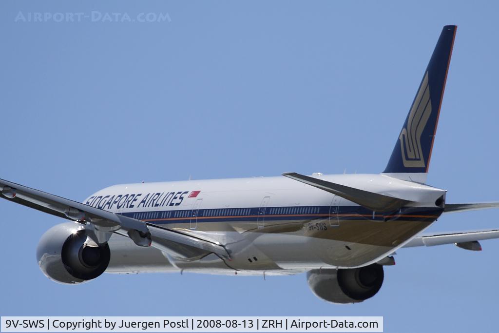 9V-SWS, 2008 Boeing 777-312/ER C/N 34584, Singapore Airlines Boeing 777-312(ER)