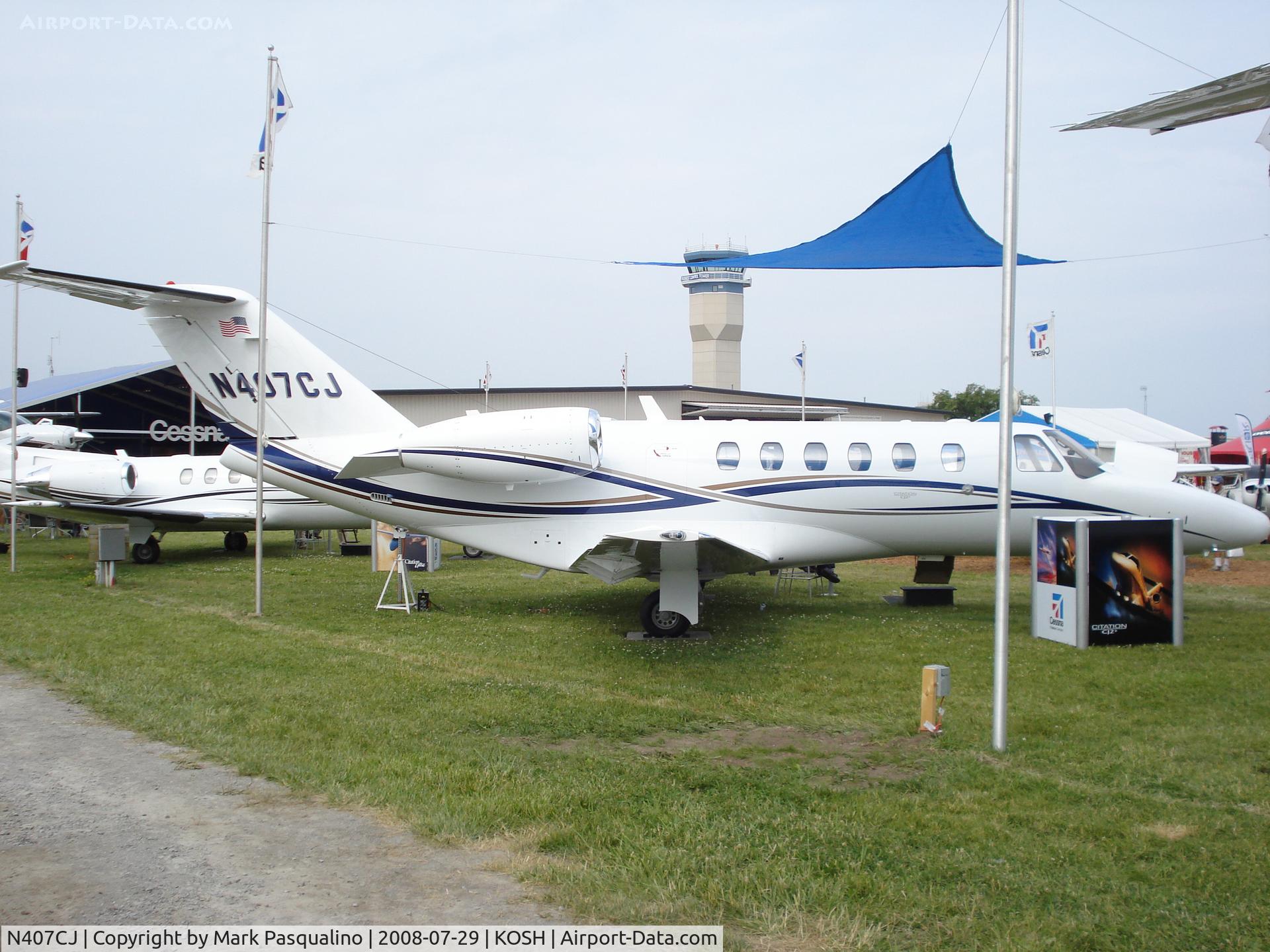 N407CJ, 2008 Cessna 525A CitationJet CJ2+ C/N 525A0407, Cessna 525A