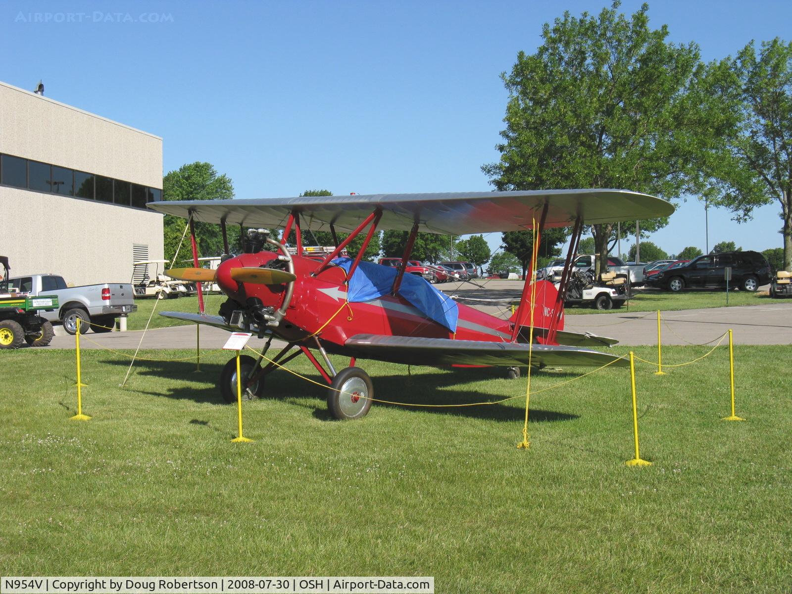 N954V, 1931 Fairchild KR-21 C/N 1502, 1931 Fairchild Kreider-Reisner KR-21B, Kinner B5 (R-440) 125 Hp 5 cylinder radial