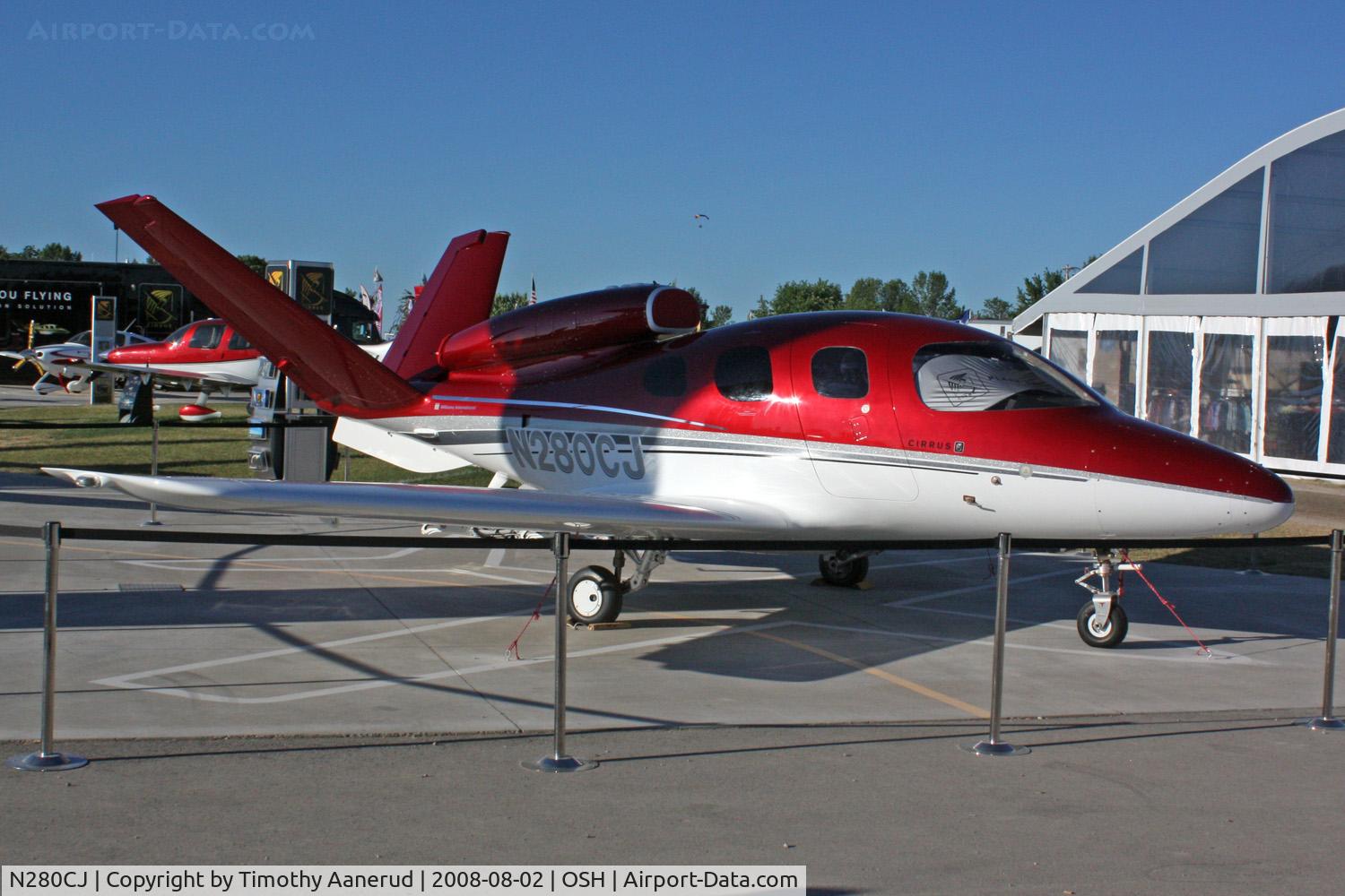 N280CJ, 2008 Cirrus SF50 Vision C/N 0001, EAA AirVenture 2008