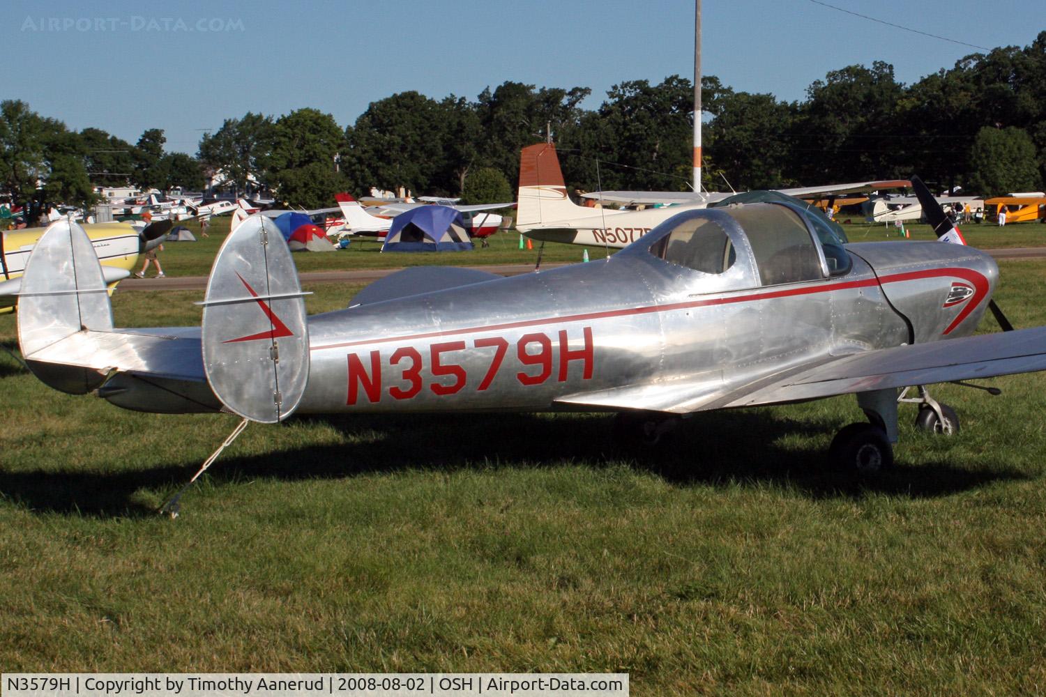 N3579H, 1946 Erco 415C Ercoupe C/N 4204, EAA AirVenture 2008, 1946 Ercoupe 415-C, c/n 4204