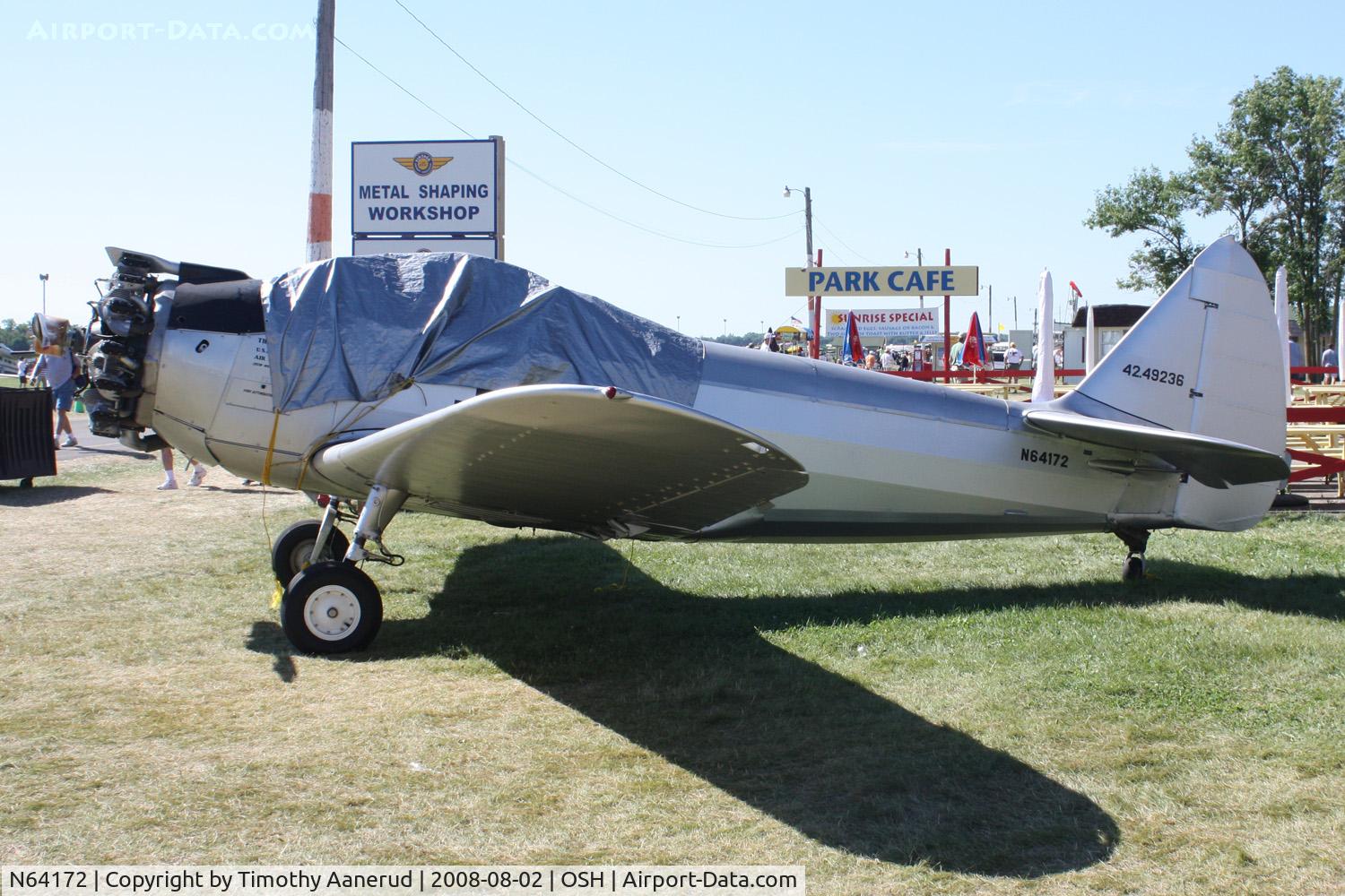 N64172, 1943 Fairchild (Howard) PT-23A Cornell (M-62C) C/N HO-260, EAA AirVenture 2008