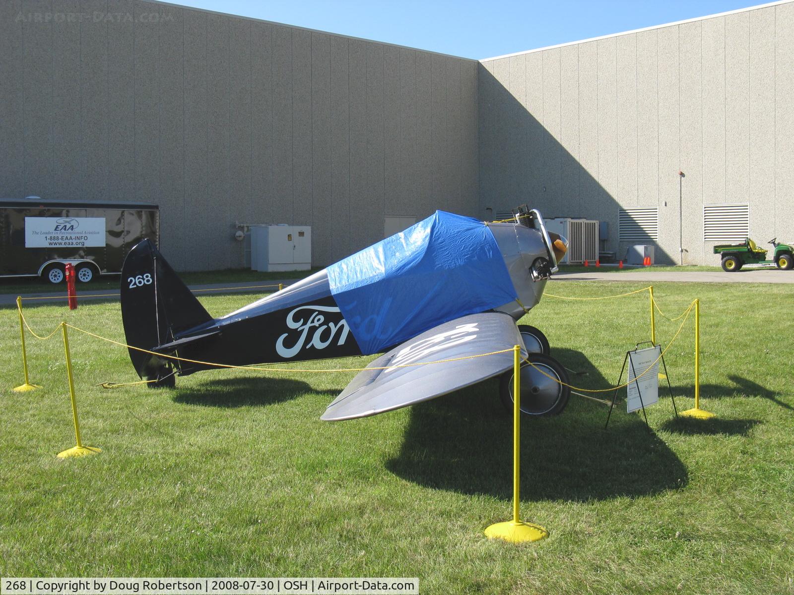 268, 1991 Ford Flivver Replica C/N 1, Ford 'FLIVVER' Replica 268, Anzani 3 cylinder radial 35 Hp
