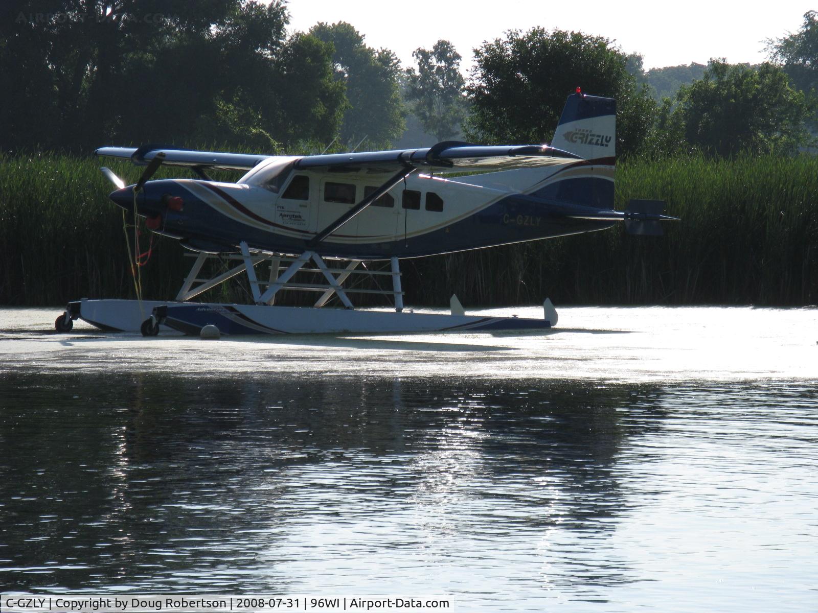 C-GZLY, 2008 Gagnon & Youngblood Turbine-Grizzly C/N 001-2008, 2008 Grizzly Turbine Grizzly floatplane-Winner-Judge's Choice Seaplane Plaque, 2008 EAA Aircraft Awards