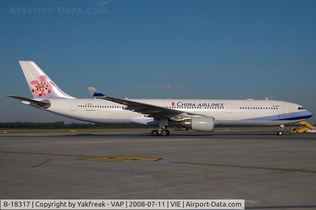 B-18317, 2007 Airbus A330-302 C/N 861, China Airlines Airbus 330-300