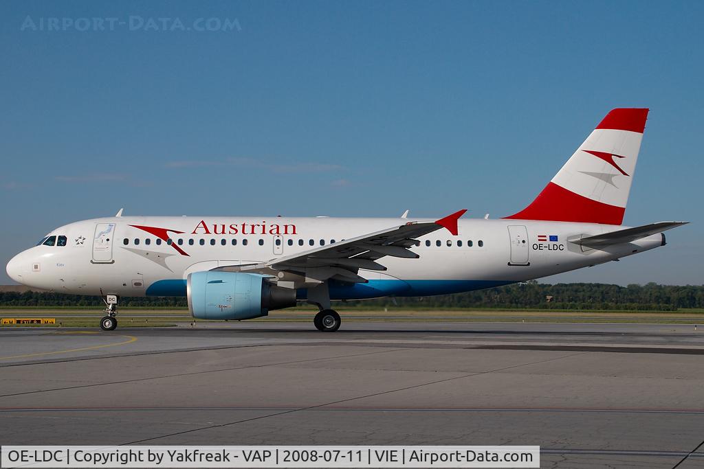 OE-LDC, 2004 Airbus A319-112 C/N 2262, Austrian Airlines Airbus 319