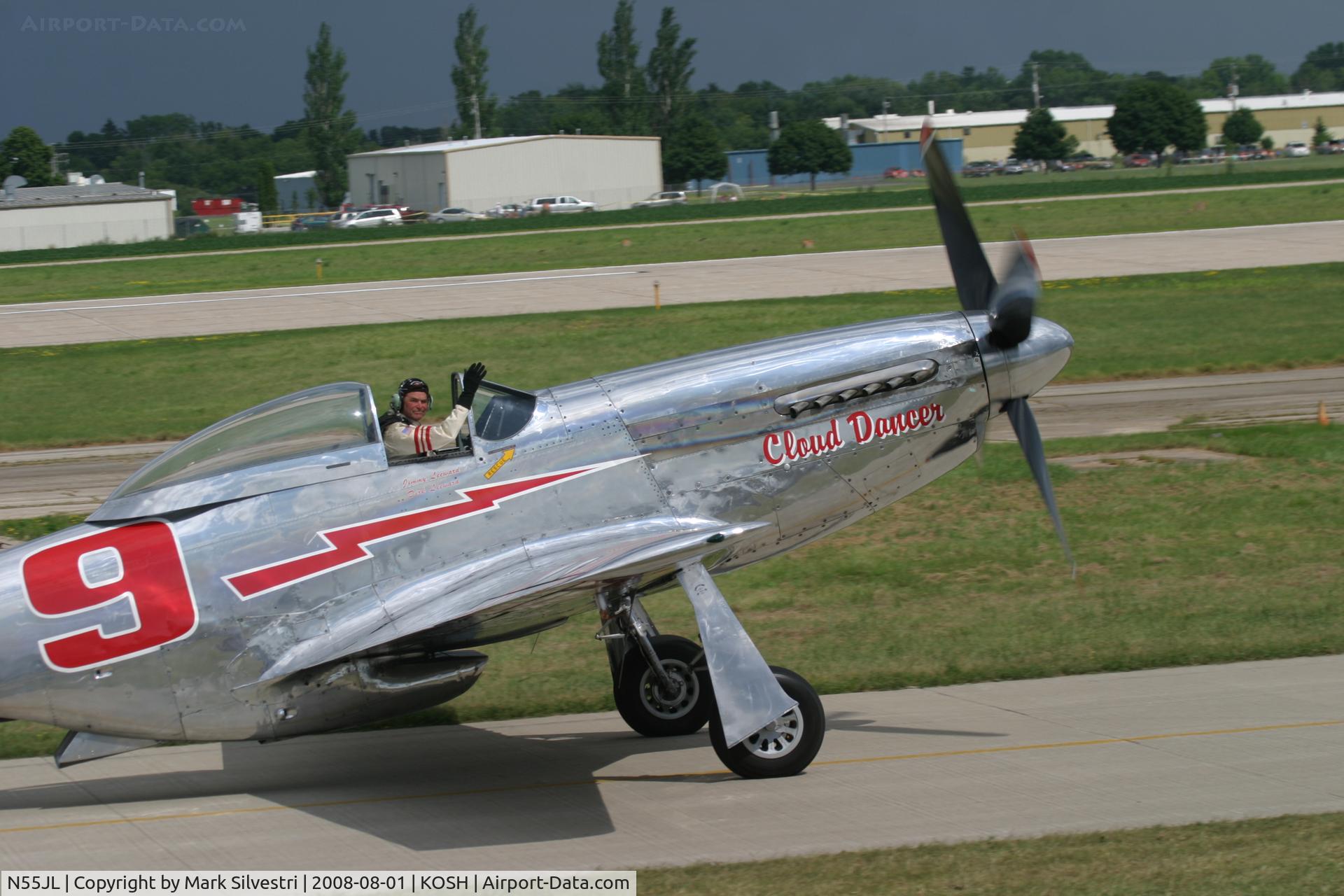 N55JL, 1944 North American F-51D Mustang C/N 124-44471, Oshkosh 2008