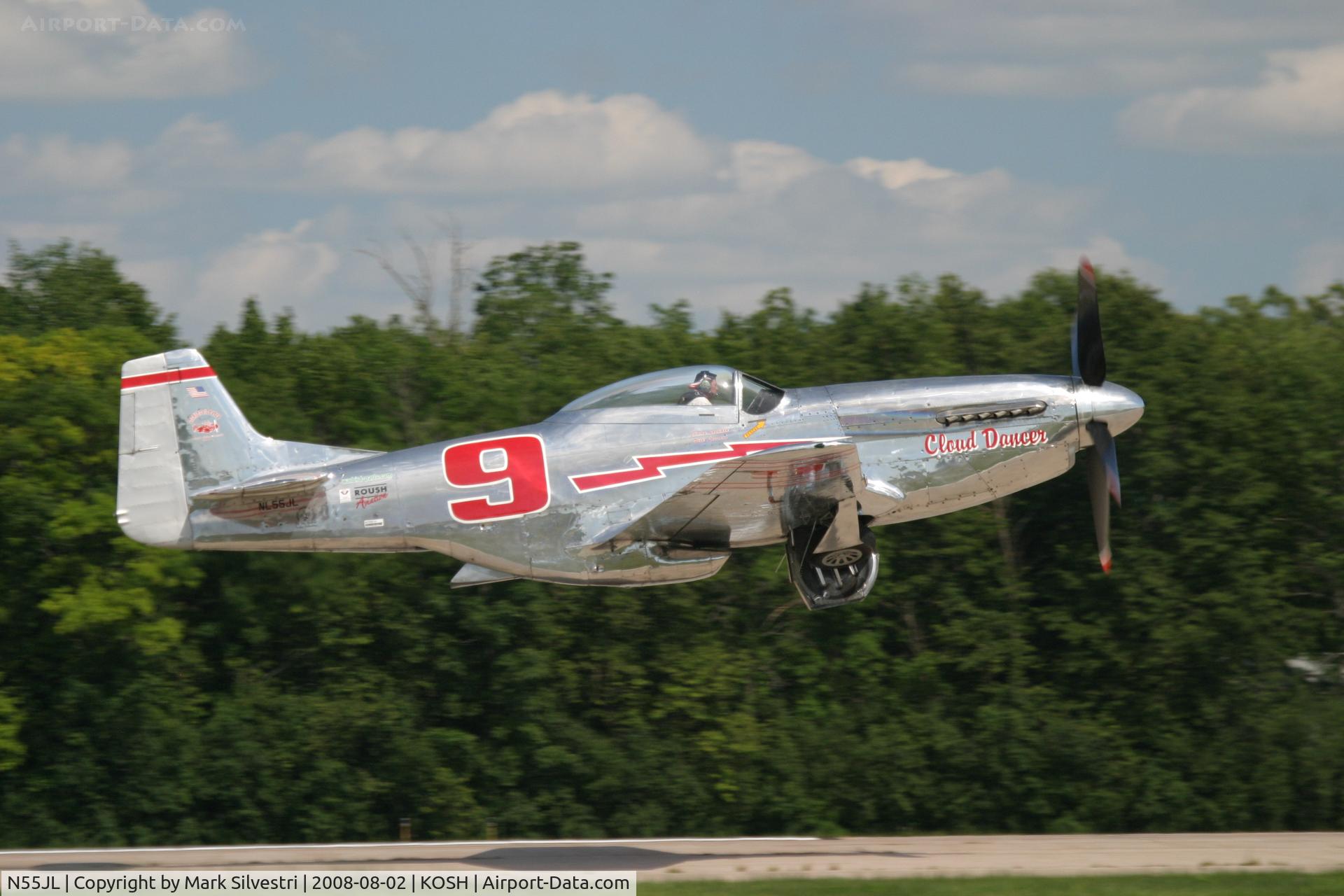N55JL, 1944 North American F-51D Mustang C/N 124-44471, Oshkosh 2008