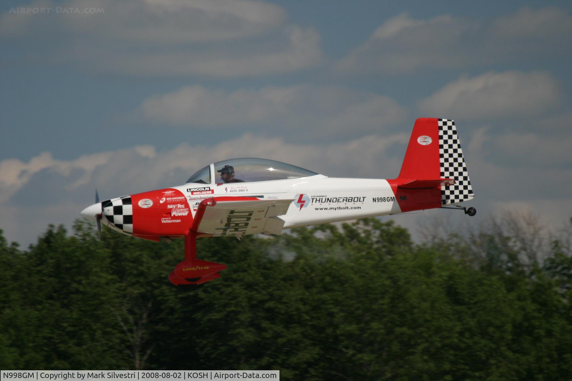 N998GM, Vans RV-8 C/N 82254, Oshkosh 2008
