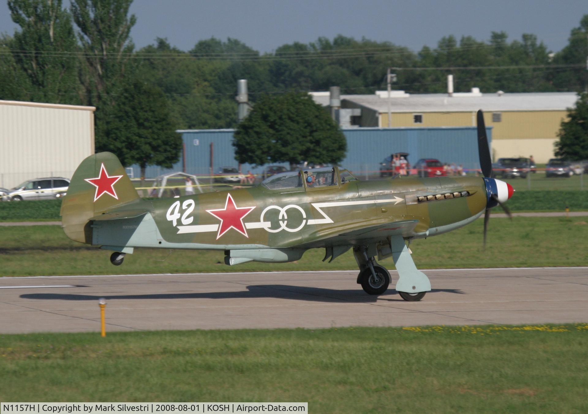 N1157H, 1994 Yakovlev Yak-9U-M C/N 0470402, Oshkosh 2008