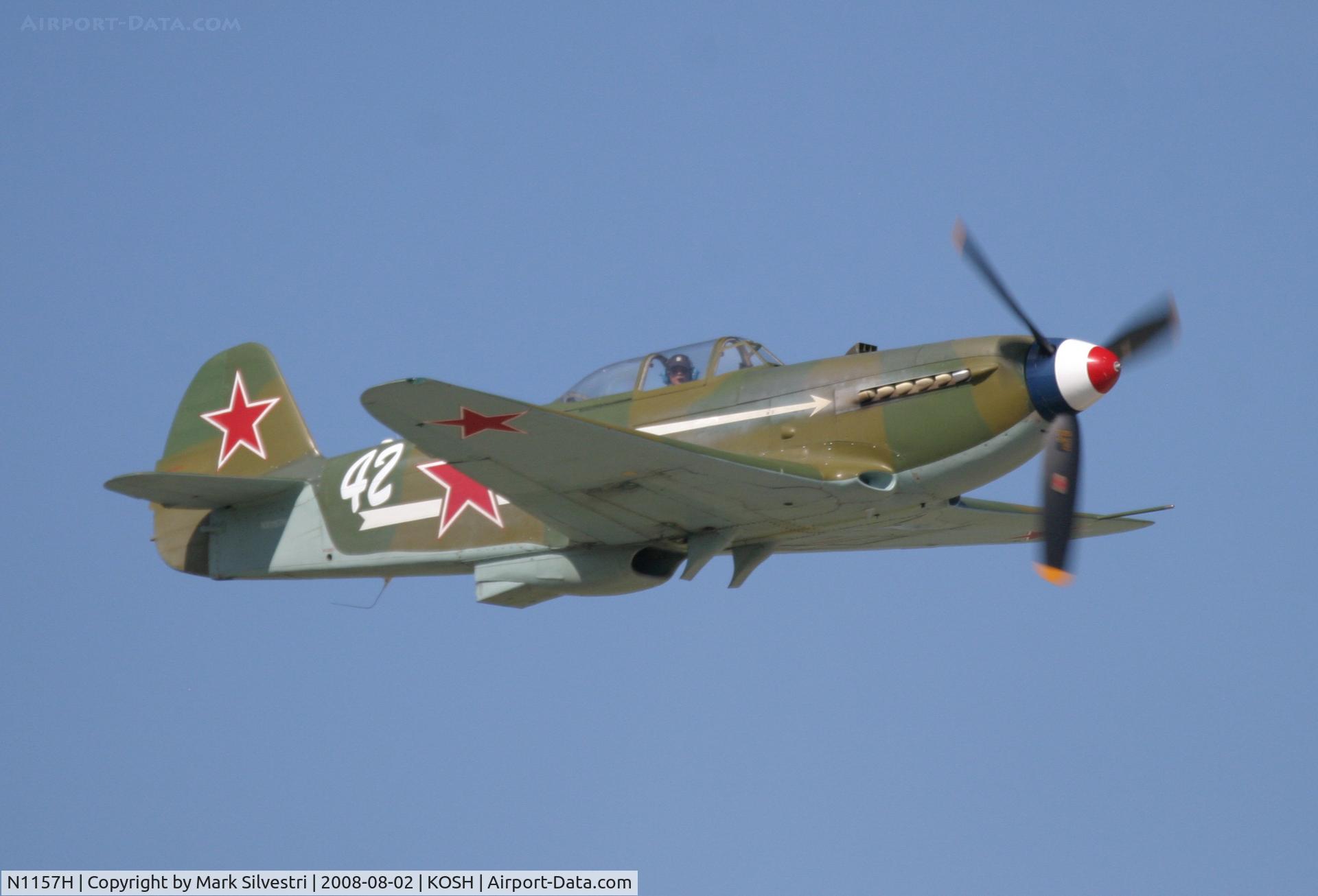 N1157H, 1994 Yakovlev Yak-9U-M C/N 0470402, Oshkosh 2008