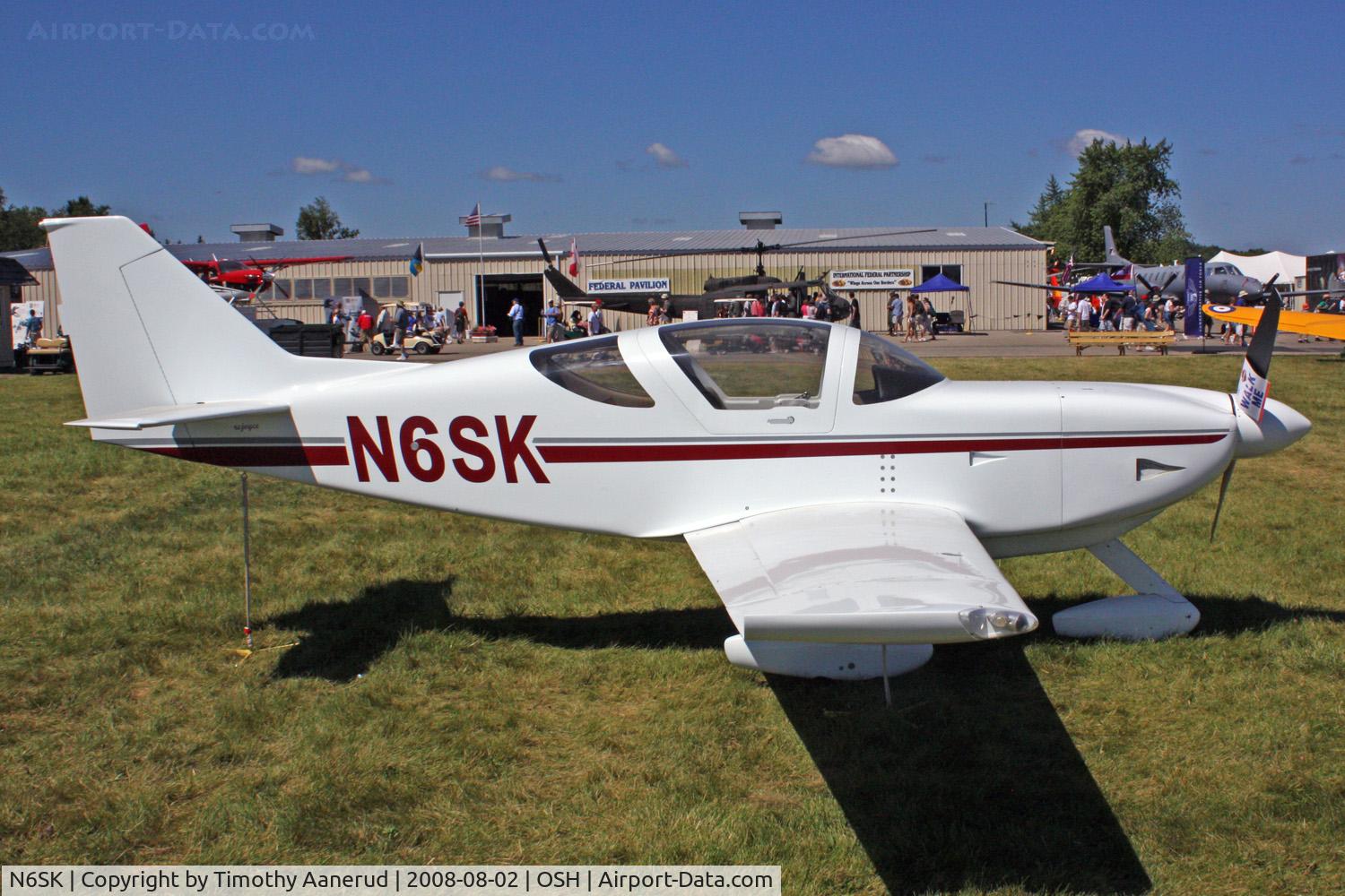 N6SK, 2002 Stoddard-Hamilton Glasair II-S FT C/N 2098, EAA AirVenture 2008