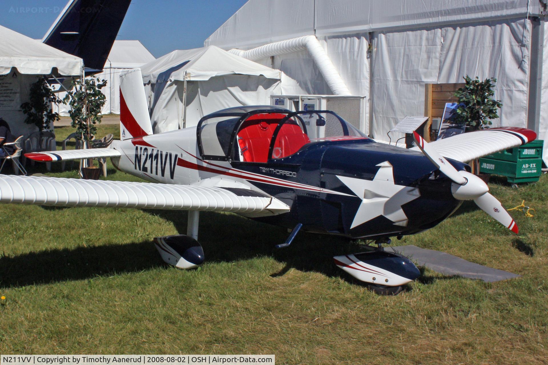 N211VV, 2005 Indus Aviation T-211 Thorpedo C/N 017S, EAA AirVenture 2008