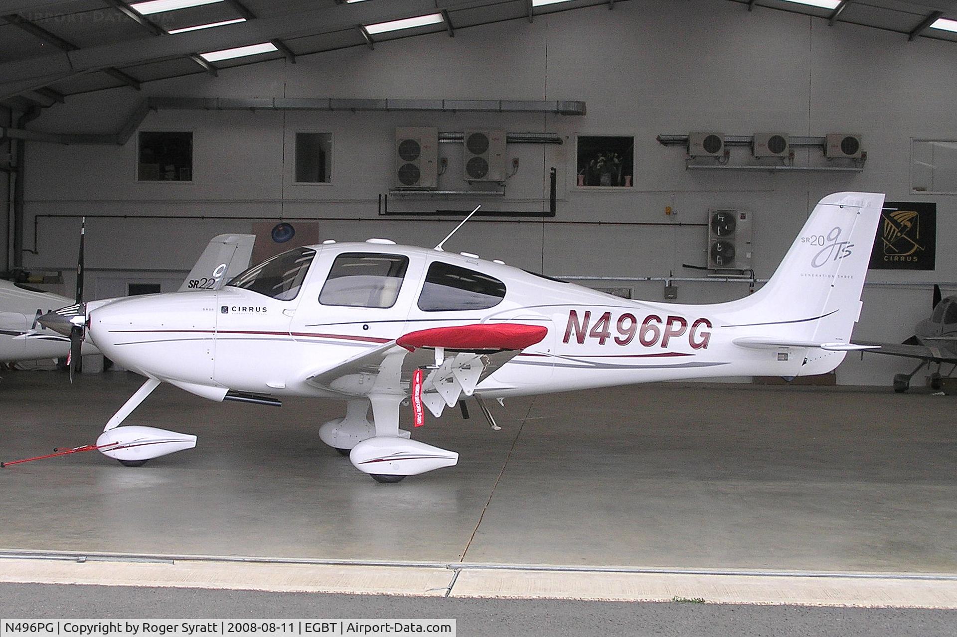 N496PG, 2008 Cirrus SR20 C/N 1972, Cirrus SR20-G3 GTS