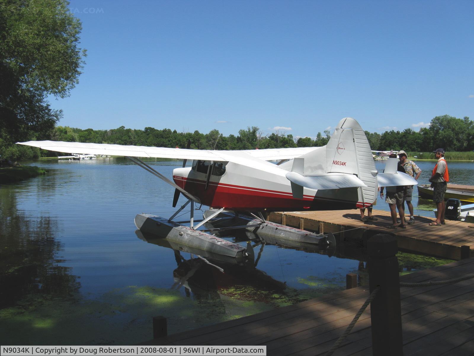 N9034K, 1947 Stinson 108-1 Voyager C/N 108-2034, 1947 Stinson 108-1 Voyager, Franklin 6A4-150 150 Hp, four place cabin, quite a large dorsal fin