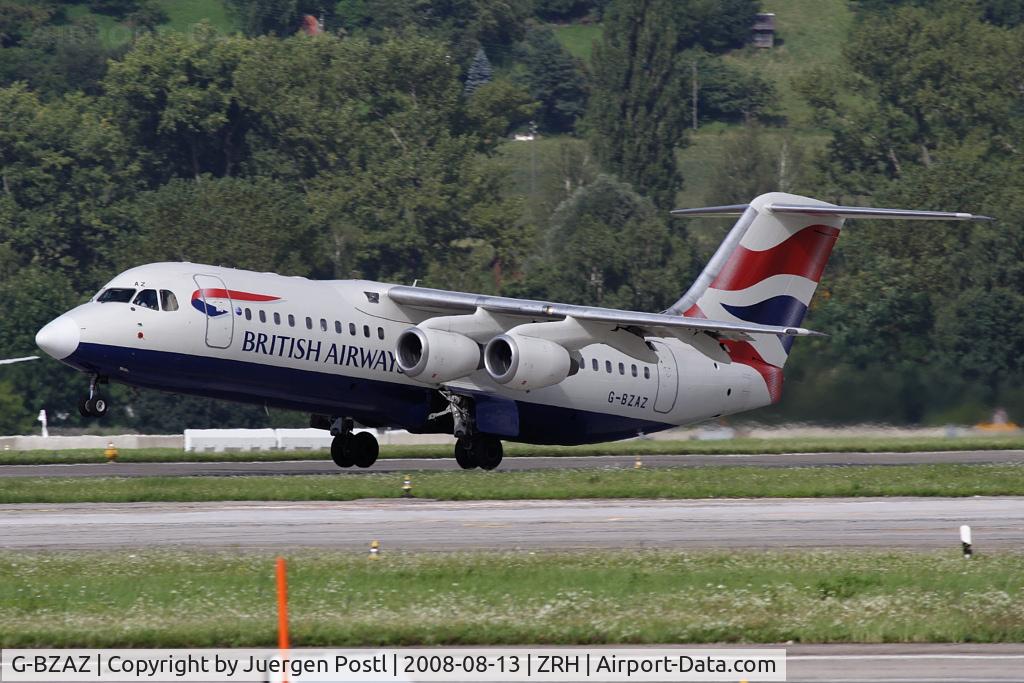 G-BZAZ, 2000 British Aerospace Avro 146-RJ100 C/N E3369, Avro 146-RJ100