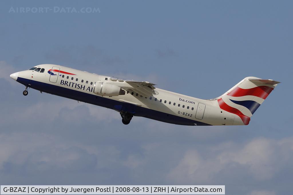 G-BZAZ, 2000 British Aerospace Avro 146-RJ100 C/N E3369, Avro 146-RJ100