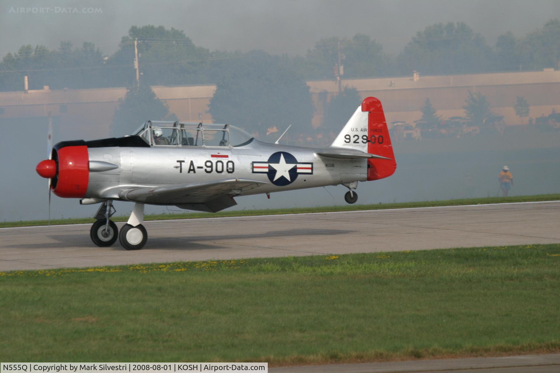 N555Q, 1957 North American AT-6G Texan C/N 197-042, Oshkosh 2008