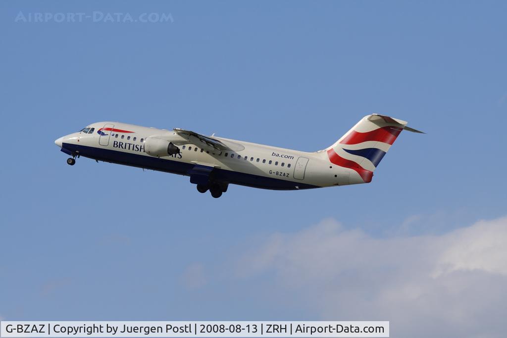 G-BZAZ, 2000 British Aerospace Avro 146-RJ100 C/N E3369, Avro 146-RJ100