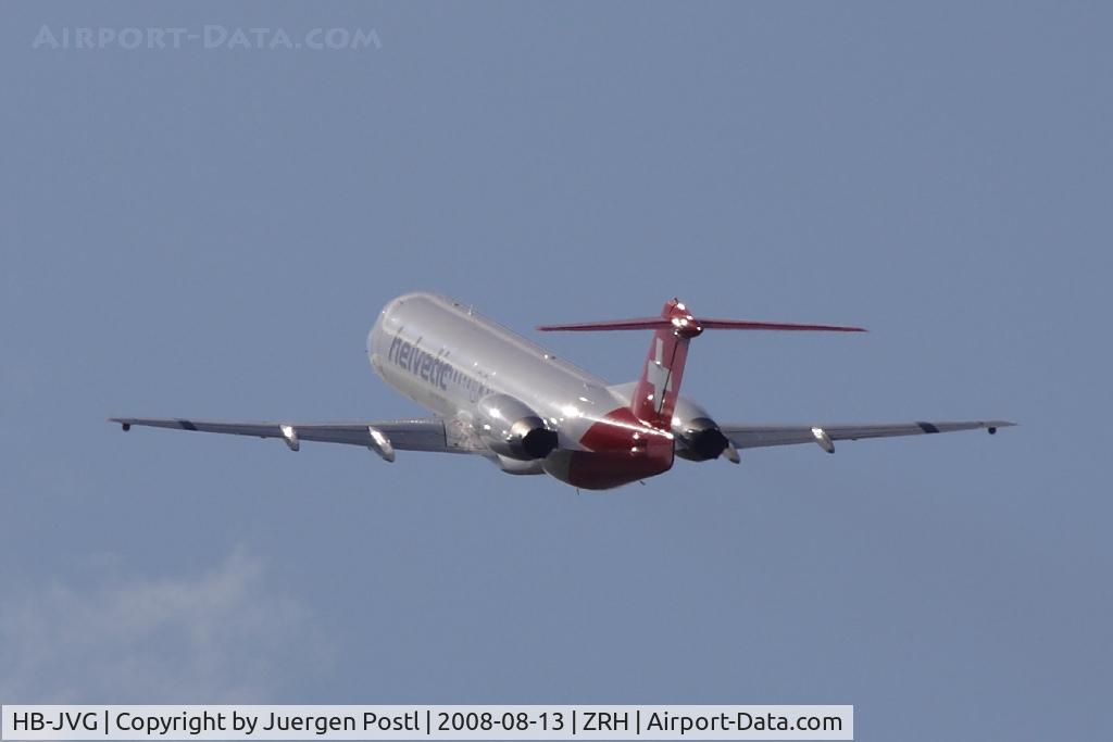 HB-JVG, 1993 Fokker 100 (F-28-0100) C/N 11478, Fokker 100