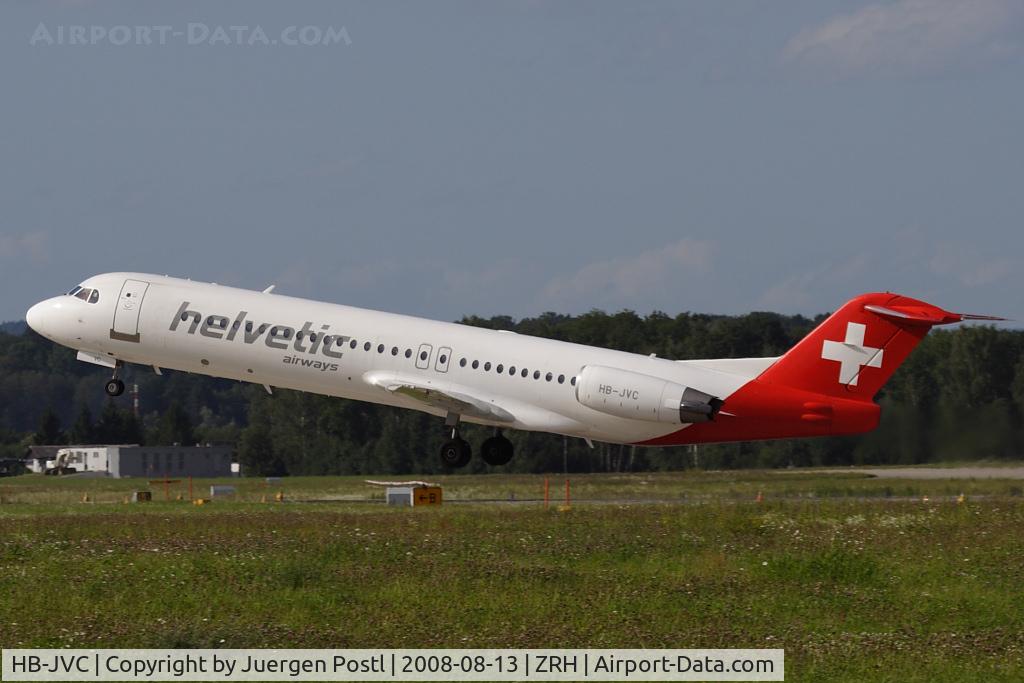 HB-JVC, 1994 Fokker 100 (F-28-0100) C/N 11501, Fokker 100