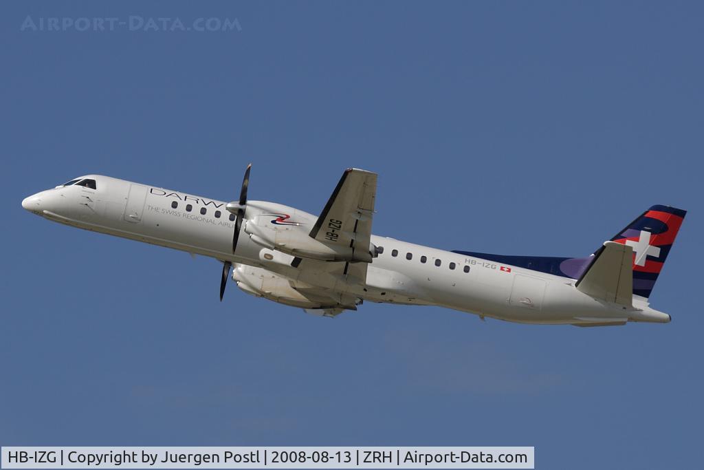 HB-IZG, 1995 Saab 2000 C/N 2000-010, Saab 2000
