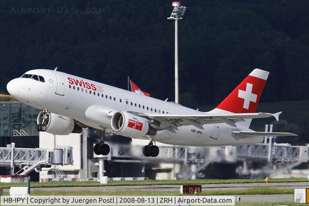HB-IPY, 1996 Airbus A319-112 C/N 621, Airbus A319-112