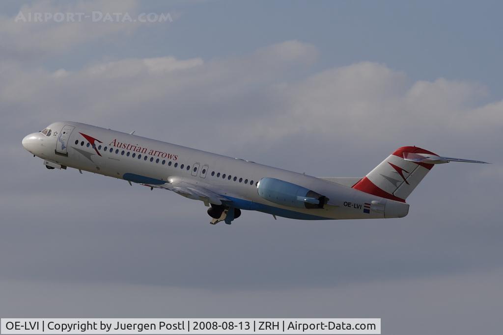 OE-LVI, 1993 Fokker 100 (F-28-0100) C/N 11468, Fokker 100
