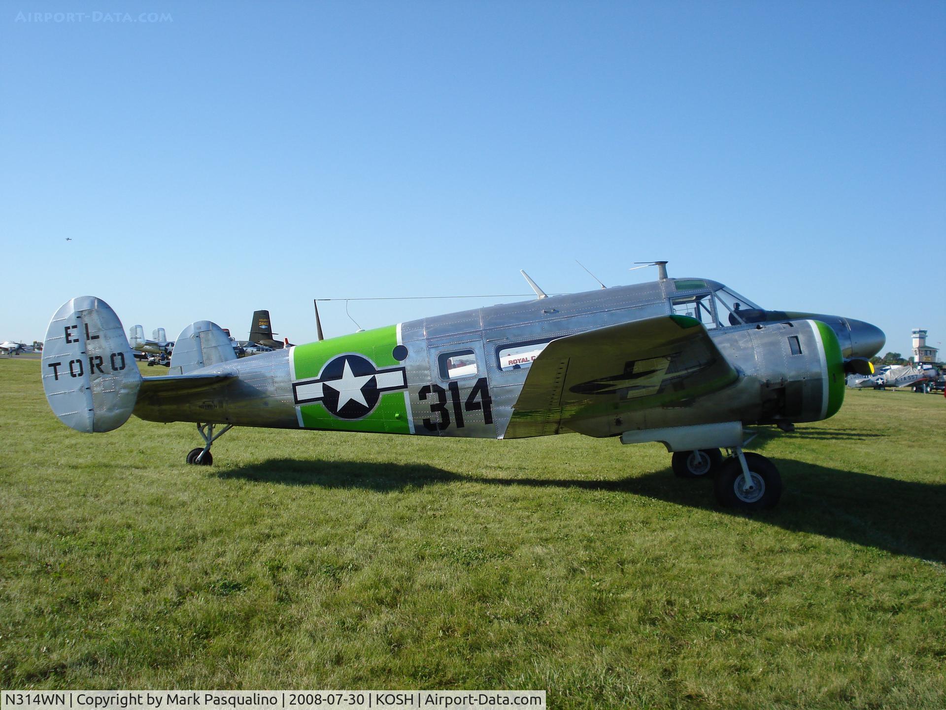 N314WN, 1952 Beech C-45H Expeditor C/N AF-566, Beech C-45H