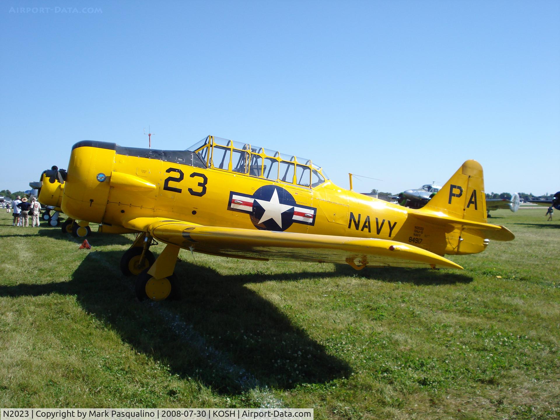 N2023, North American SNJ-5 Texan C/N 84917, North American SNJ-5