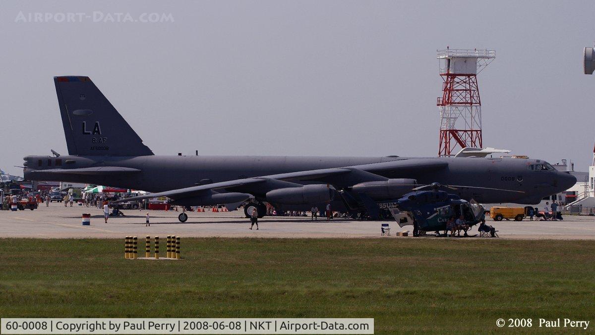 60-0008, 1960 Boeing B-52H Stratofortress C/N 464373, The massive BUFF