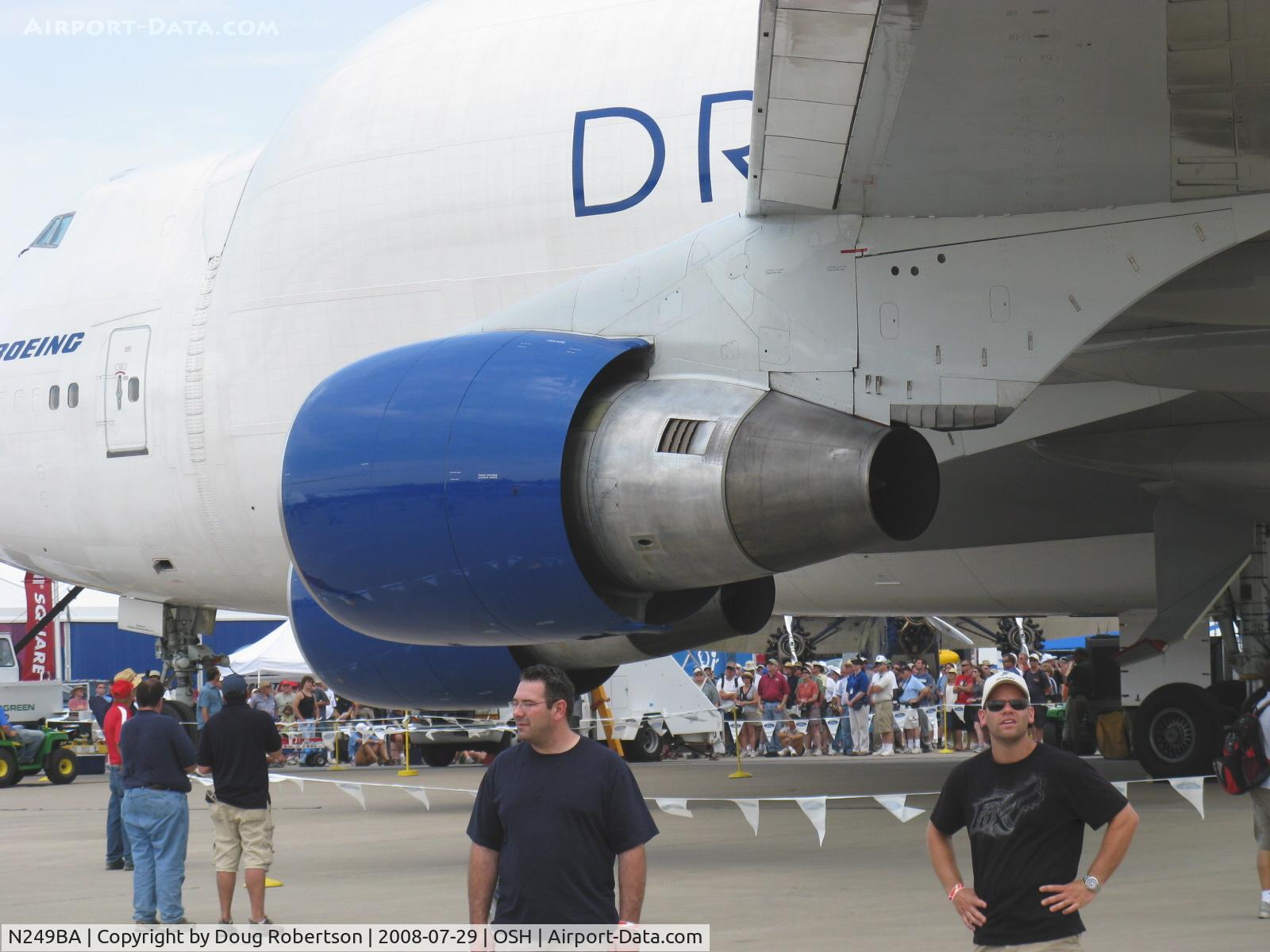 N249BA, 1989 Boeing 747-409LCF C/N 24309, Boeing 747-409 DREAMLIFTER, four Turbofans, engine cowl
