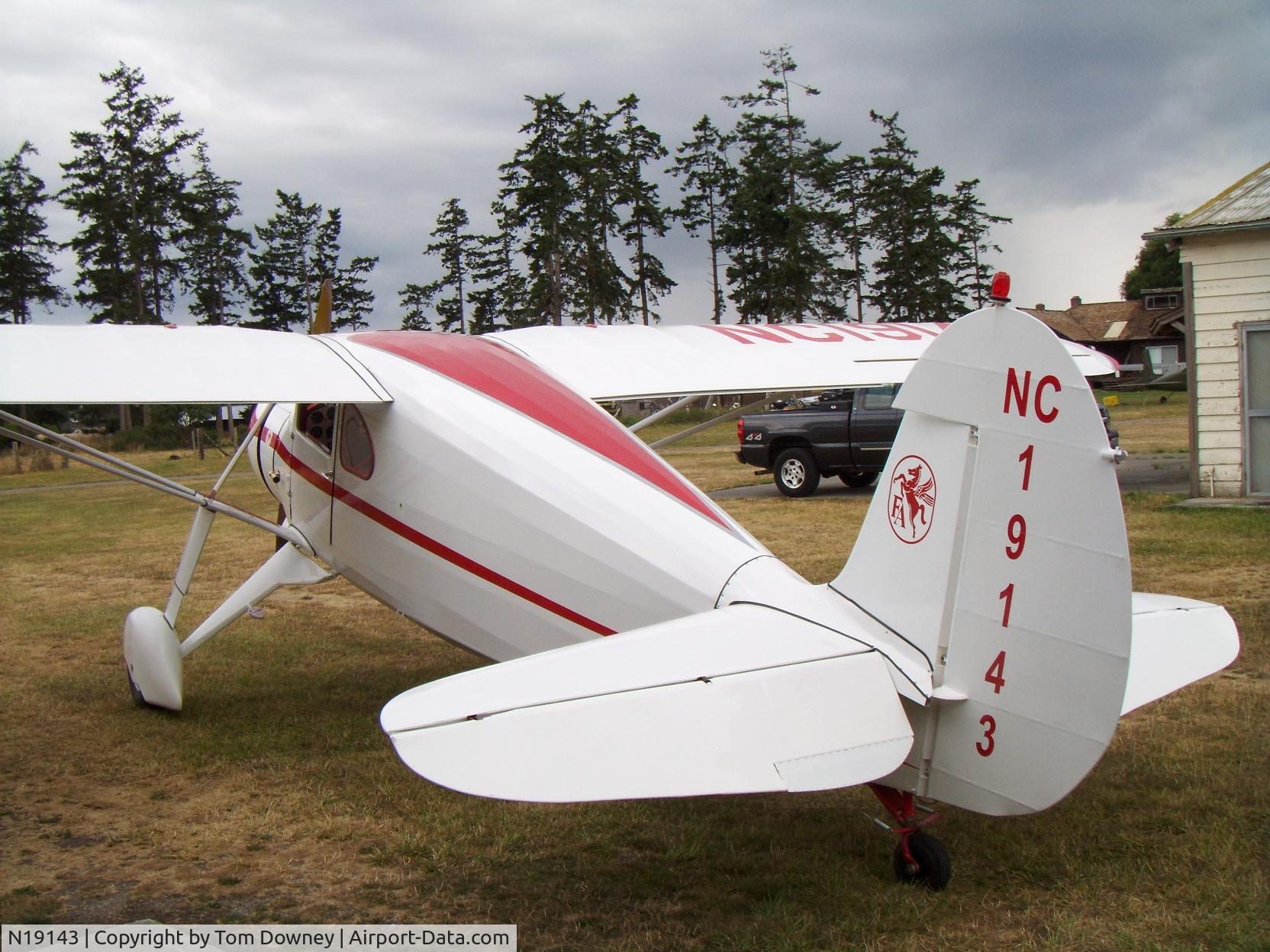 N19143, 1937 Fairchild 24 G C/N 2991, Left rear