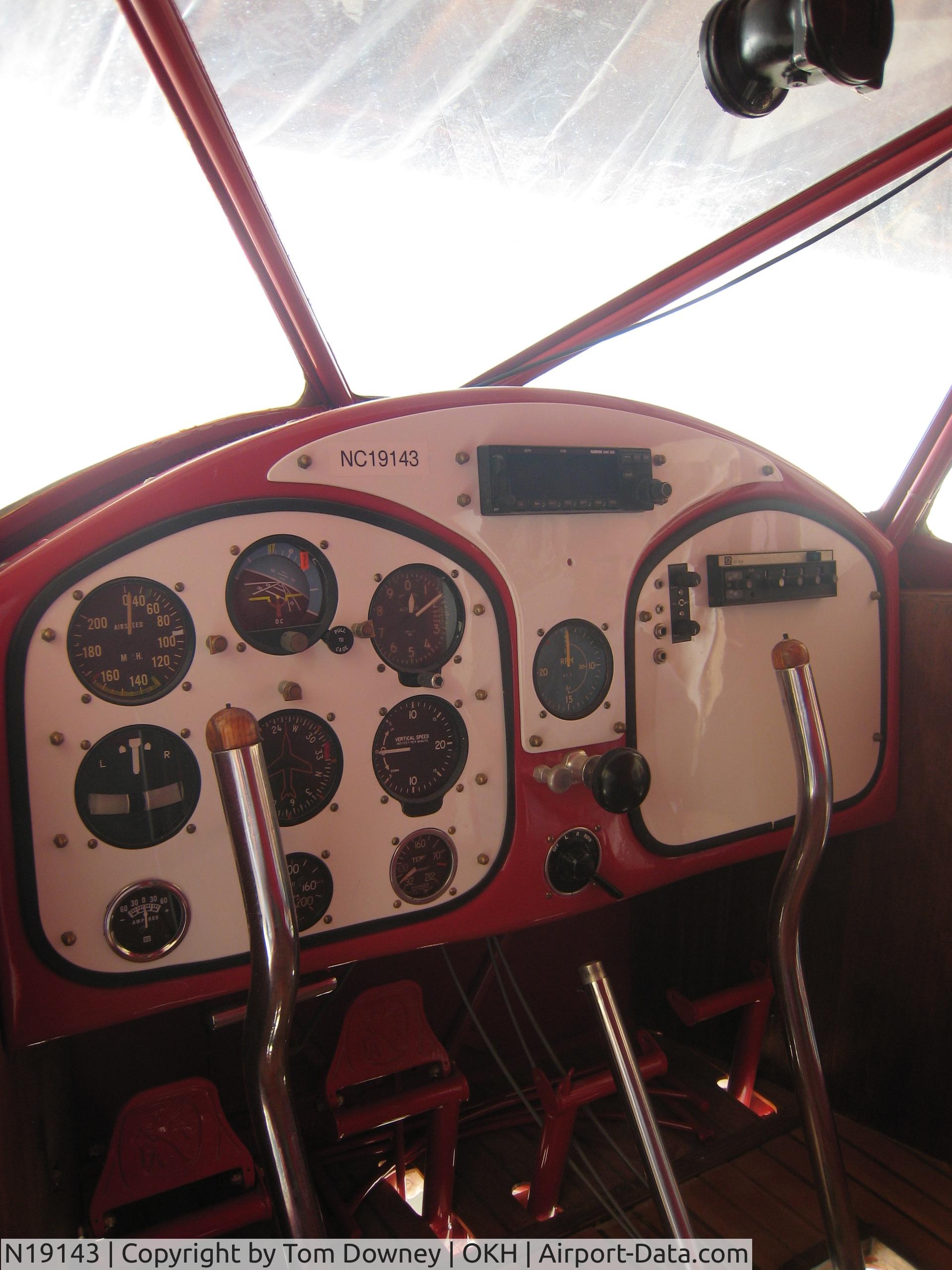 N19143, 1937 Fairchild 24 G C/N 2991, Instrument pnl.
