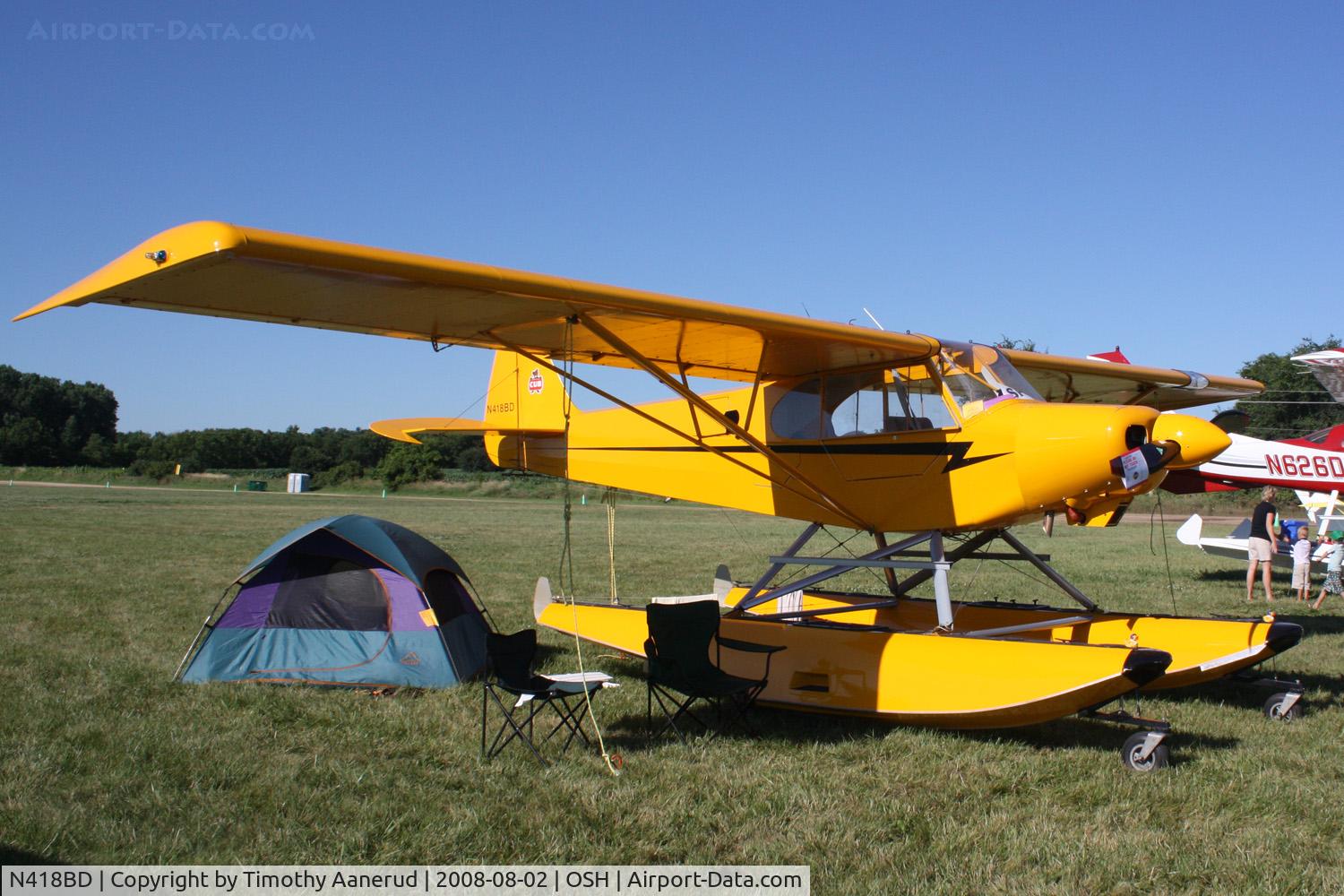 N418BD, 2004 Piper Supreme Cub Replica C/N 0066, EAA AirVenture 2008