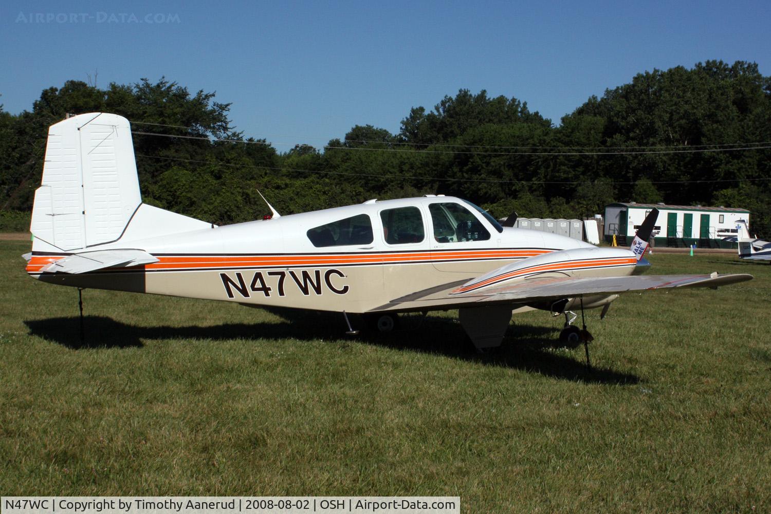N47WC, 1959 Beech 95 C/N TD-241, EAA AirVenture 2008