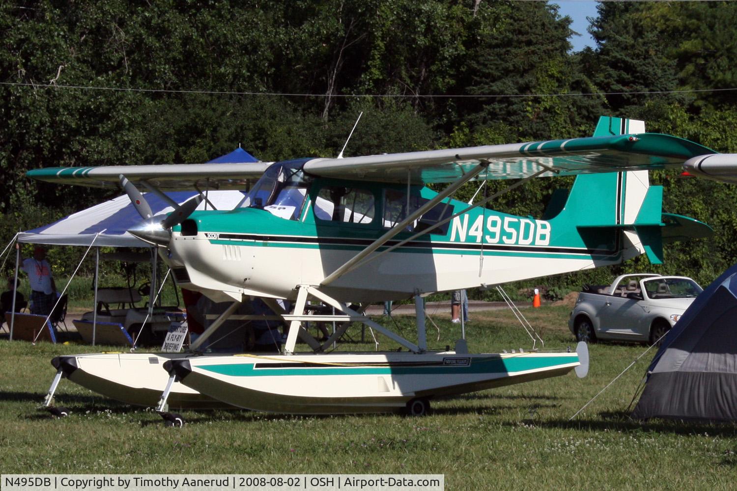 N495DB, 1995 American Champion 8GCBC Scout C/N 372-95, EAA AirVenture 2008